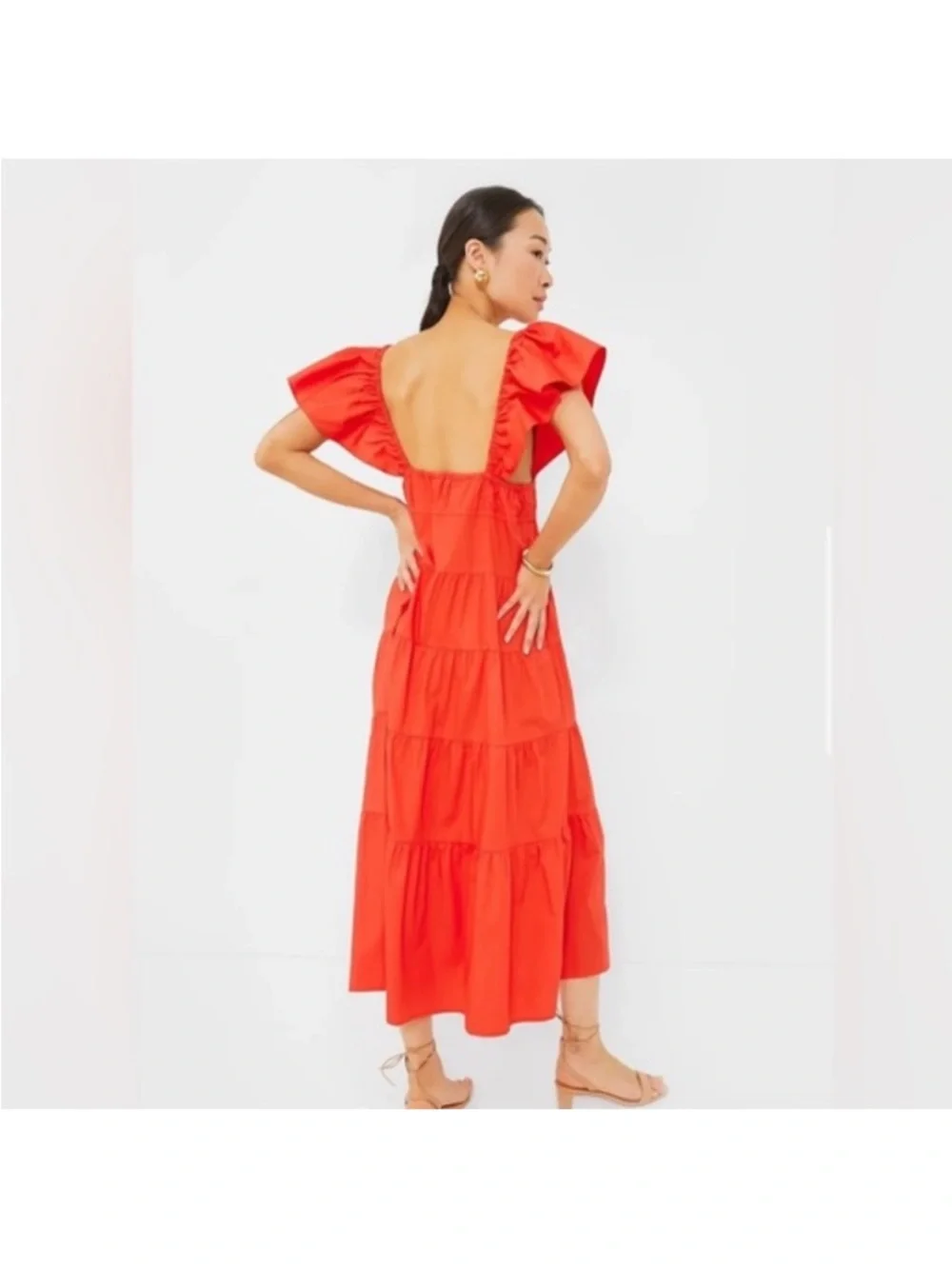 O.P.T Raspberry Fallen dress - Picture 2 of 3